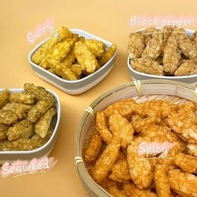 comprar O petisco friável do biscoito de Chili Black Pepper Flavor Rice do caril da alga fritou online manufacture