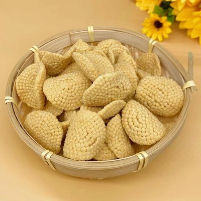 comprar Dos petiscos glutinosos do biscoito do arroz do círculo do OEM textura friável online manufacture