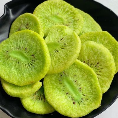 Bom preço O vácuo verde nutritivo Fried Fresh Kiwi Organic Snacks dos frutos secou microplaquetas do Kiwifruit on-line