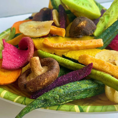 Bom preço O vácuo Fried Vegetables & os frutos desidrataram frutos secos misturados Chips Snacks vegetal on-line