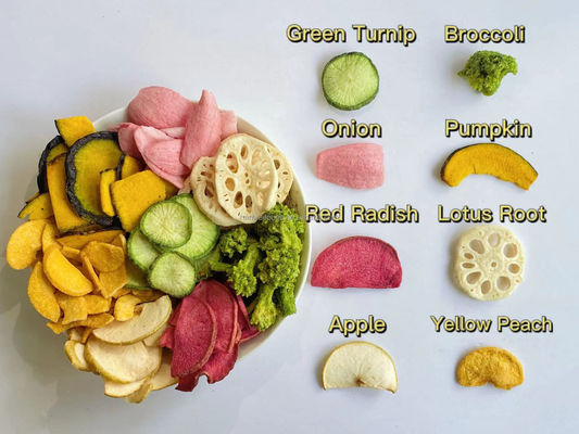 A venda quente secou vegetais limpa preços de grosso desidratados naturais Fried Broccoli Chips dos brócolis