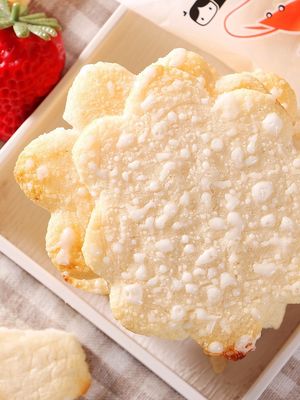 Saborear o Crispiness: Petiscos individualmente empacotados do floco de neve da carne do camarão