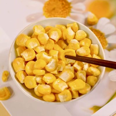 Bom preço Milho doce liofilizado não OGM 100% natural para cozinhar ou comer on-line